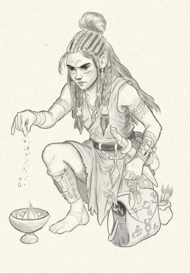 Étude de personnage — Eliah