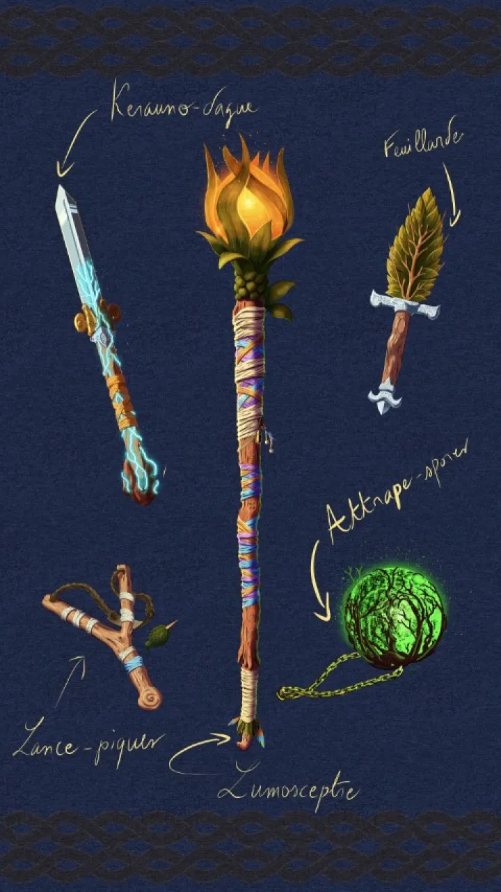 Feuille d’accessoires